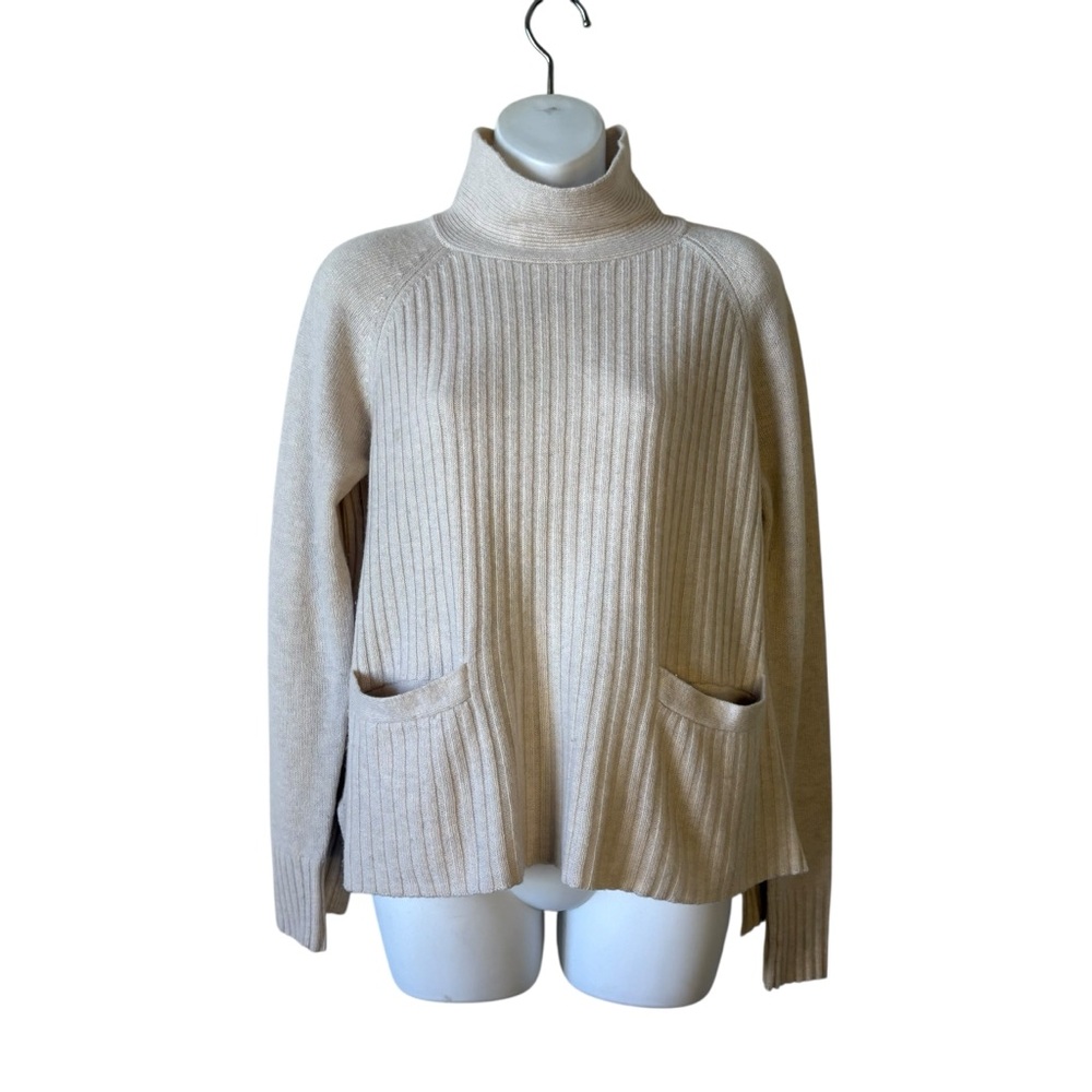 Toad&Co Clementine Mockneck Sweater – Cream, Size S